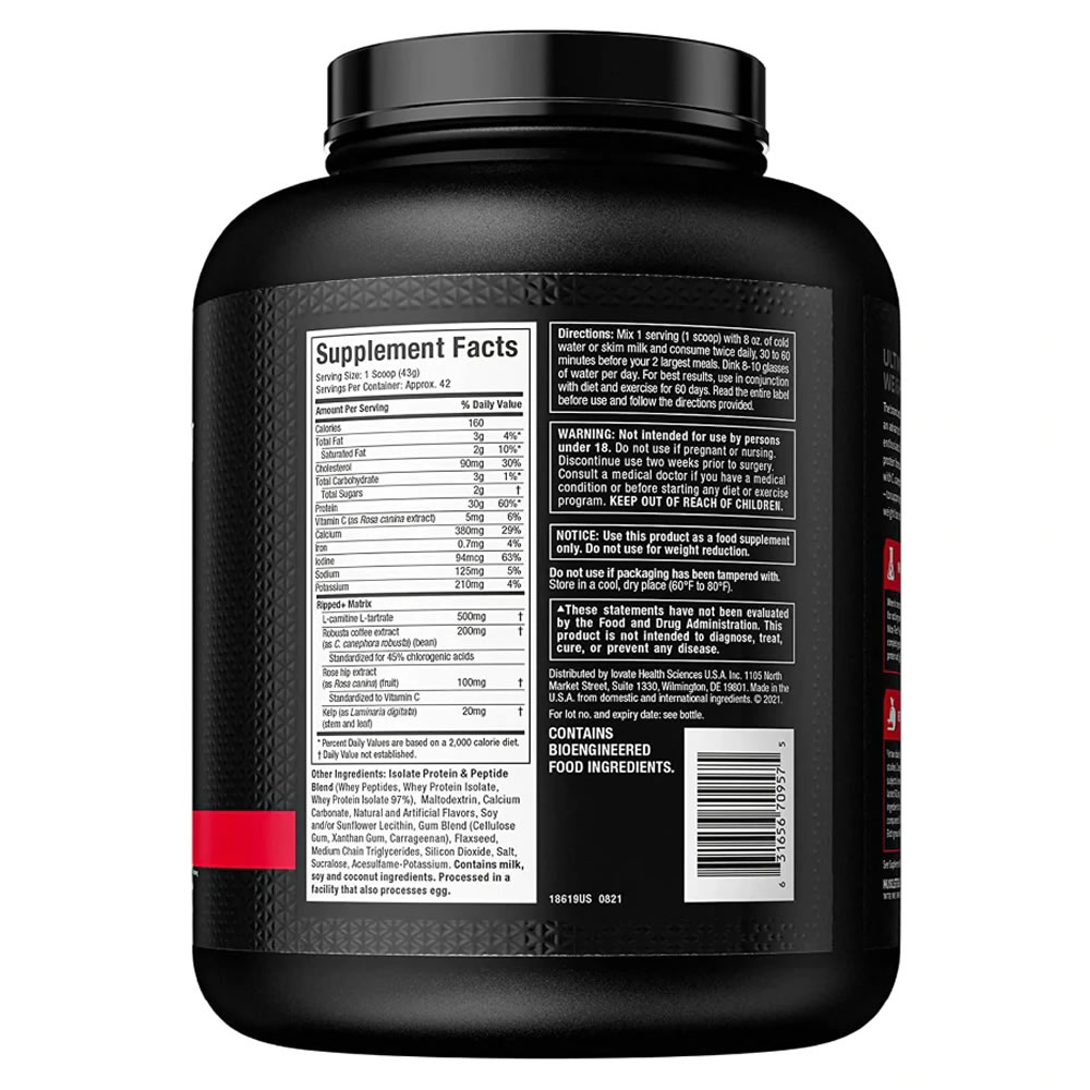 Nitrotech Ripped Muscletech - Imagen 2