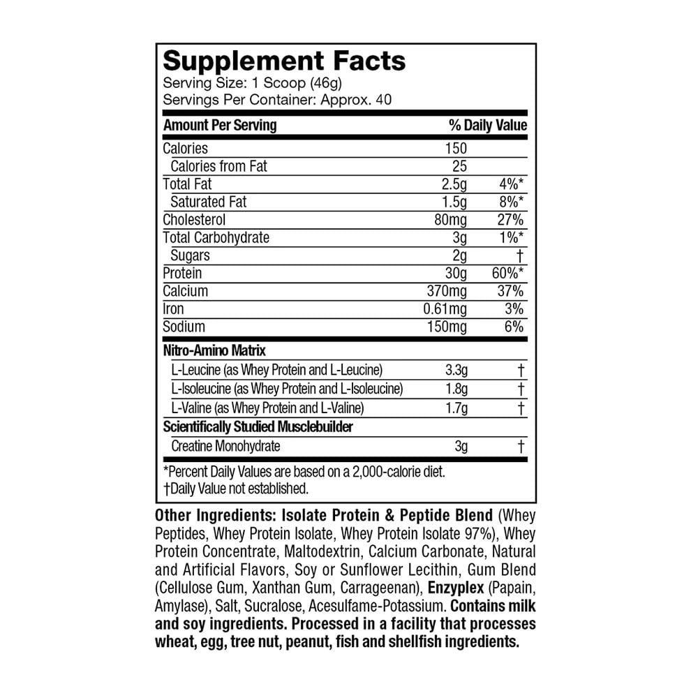 Nitrotech Whey Protein Muscletech - Imagen 2