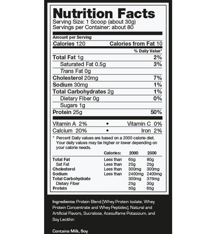 Prostar Whey Ultimate Nutrition - Imagen 2