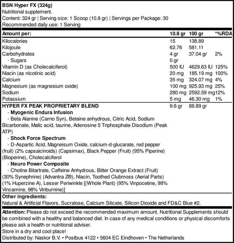 Hyper FX® BSN - Imagen 2