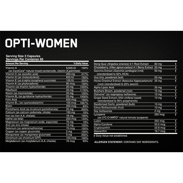 Opti-Women™ Optimum Nutrition - Imagen 2