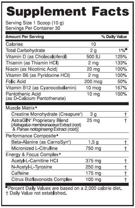 Gold Standard Pre-Workout Optimum Nutrition - Imagen 2